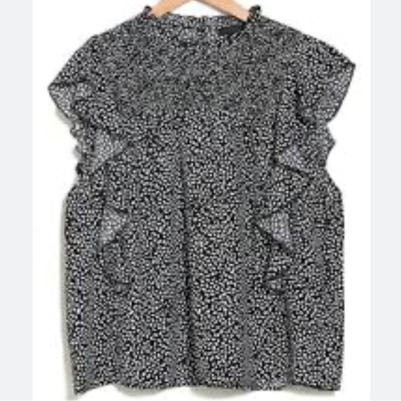 Sanctuary Lily Smocked Flutter Sleeves Blouse - Picture 12 of 13